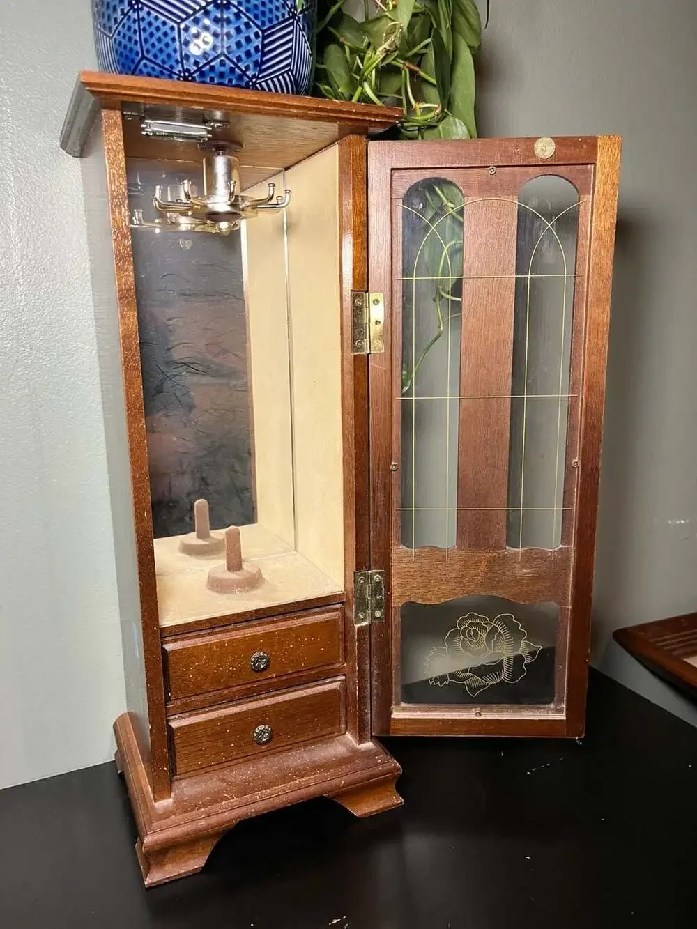 Unknown vintage wooden
